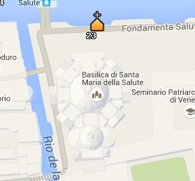 Clica aquí para conocer la Situación de la Basílica de Santa María de la Salud Situación de la Basílica de Santa María de la Salud